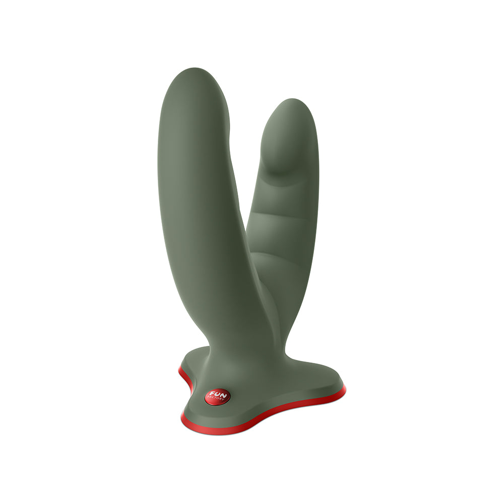 Fun Factory Ryde Dual Stim Dildo Olive